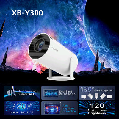 8G ROM Speicher 4K HD Projektor mit Quad-Core ARM Cortex-A53 CPU und Mali-G31 GPU
